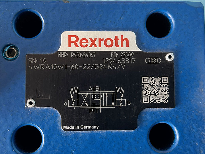 Rexroth力士乐比例方向阀R900954067 4WRA10W1-60-22G24K4V